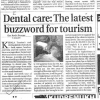 Dental care is the last Buzzword for Tourism